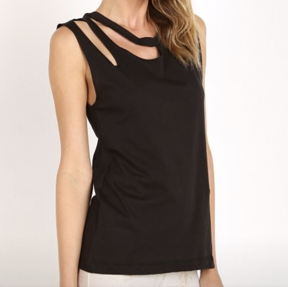 LNA revolve double cut tank black 100% Cotton small - Picture 2 of 14